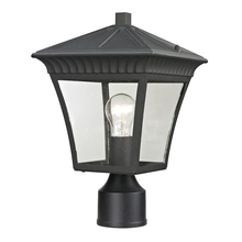  8411EP/65 - Thomas - Ridgewood 15'' High 1-Light Outdoor Post Light - Matte Textured Black