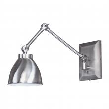  8471-PW-MS - Maggie 6.75'' High 1-Light Swingarm Sconce - Pewter