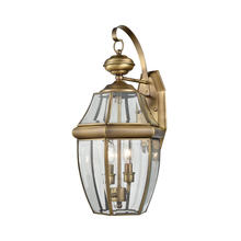  8602EW/89 - Thomas - Ashford 10'' High 2-Light Outdoor Sconce - Antique Brass