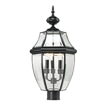  8603EP/60 - Thomas - Ashford 23'' High 3-Light Outdoor Post Light - Black