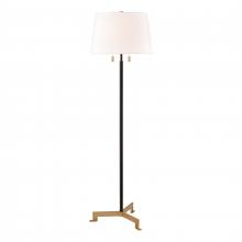  H0019-11114-LED - Hodges 62'' High 2-Light Floor Lamp - Matte Black - Includes LED Bulb
