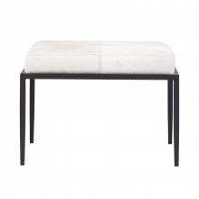  H0805-10875 - Canyon Short Bench - Dark Bronze with Ivory Hide