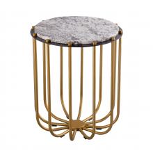  H0805-11454 - Demille Accent Table - Satin Brass