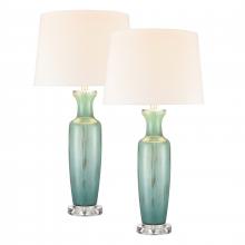  S0019-8040/S2 - Abilene 32'' High 1-Light Table Lamp - Set of 2 Green