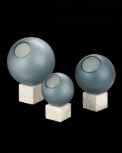  1200-0900 - Fresno Blue Orb Set of 3