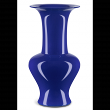  1200-0695 - Ocean Blue Corolla Vase