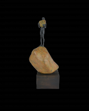  1200-0910 - Man on Rock Medium Bronze