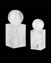  1200-0908 - Nova White Objects Set of 2