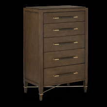  3000-0249 - Verona Chanterelle Five-Drawer Chest