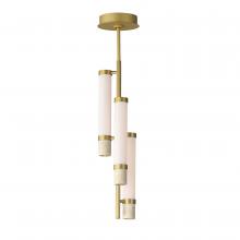  E11053-01TVGLD - Travertine-Multi-Light Pendant